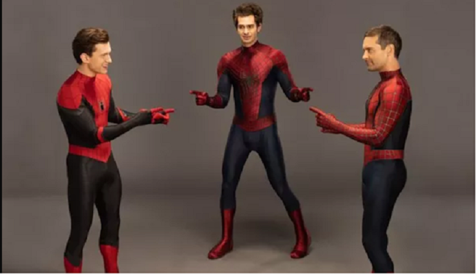 TOM, TOBEY E ANDREW HOMEM ARANHA SEM VOLTA PARA CASA