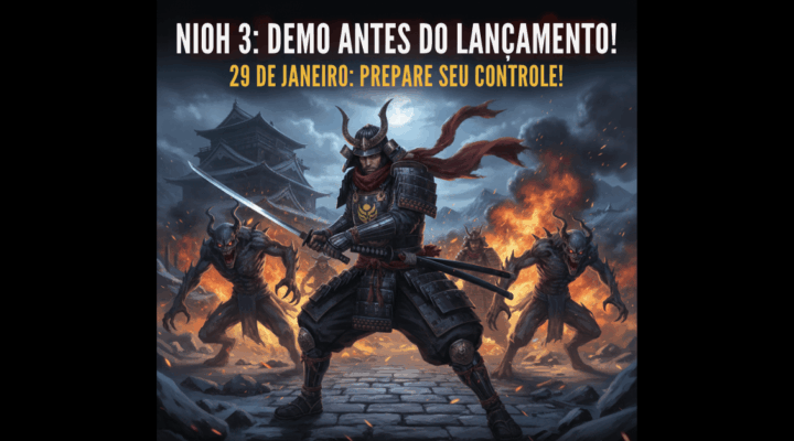 Nioh 3: Demo ANTES do Lançamento? Prepare seu Controle!