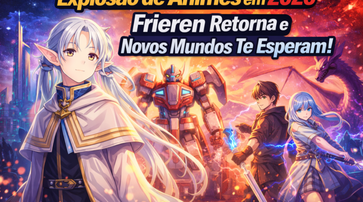 Explosão de Animes em 2026: Frieren Retorna e Novos Mundos Te Esperam!